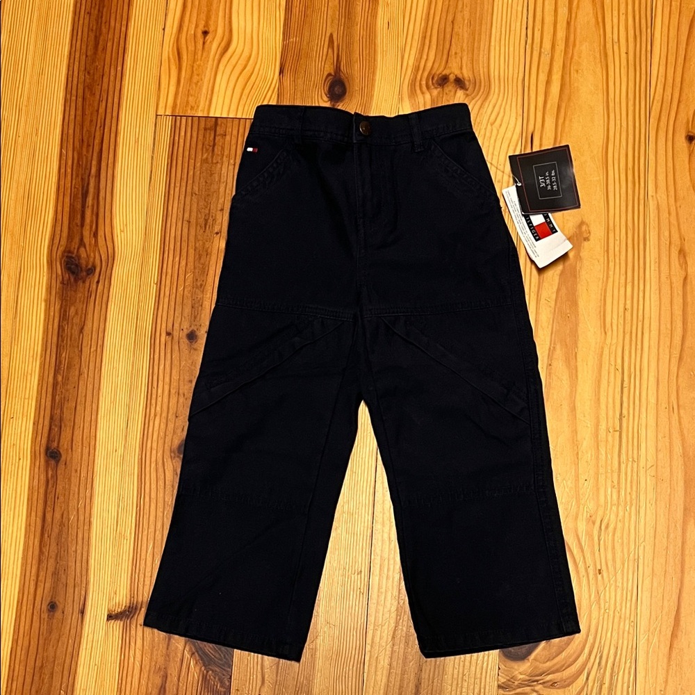 NWT 3T Tommy Hilfiger Kids' Navy Blue Casual Cargo Pants
